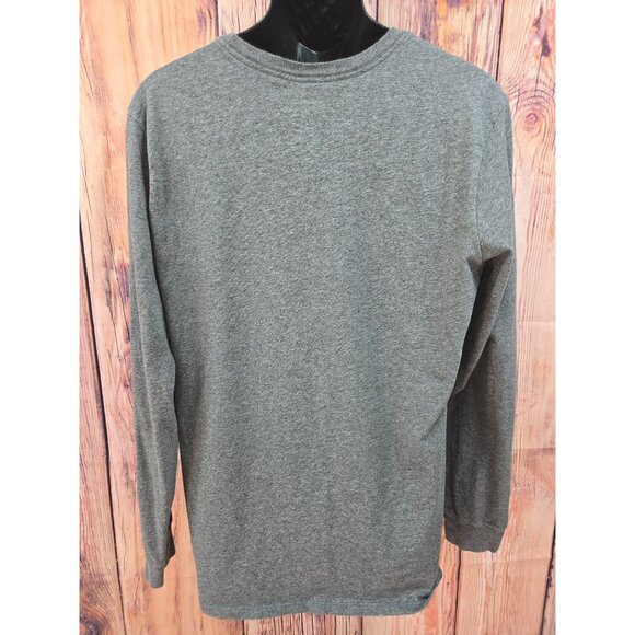 Texas Longhorn Nike Mens Dri-Fit Long Sleeve Shirt XL Athletic Cut Gray - Picture 2 of 7